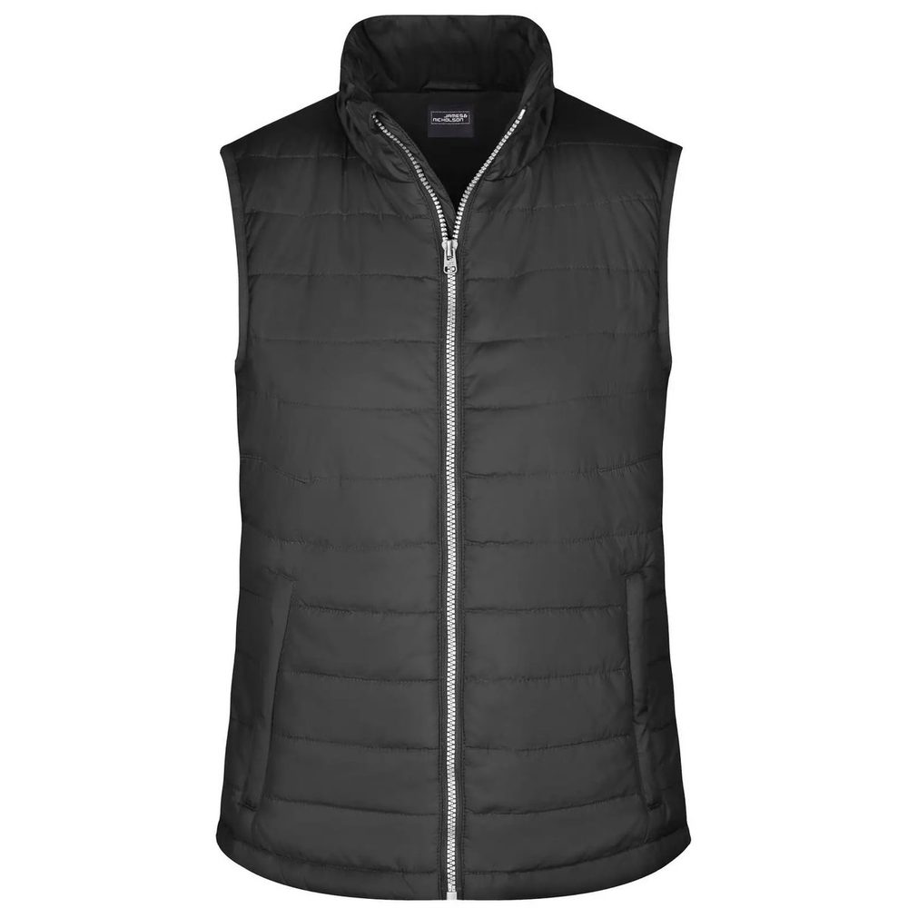[JN1135-BL-L] (JN1135) Ladies' Padded Vest (L, Black)