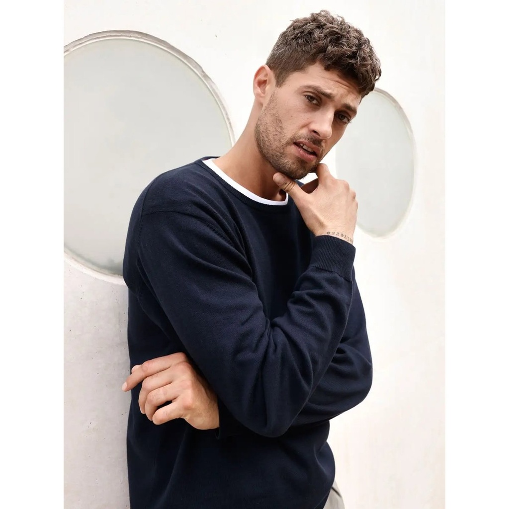(JN1314) Mens' Round-Neck Pullover