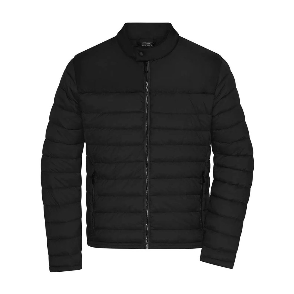 [JN1334-BL-3XL] (JN1334) Men's Padded Jacket (3XL, Black)