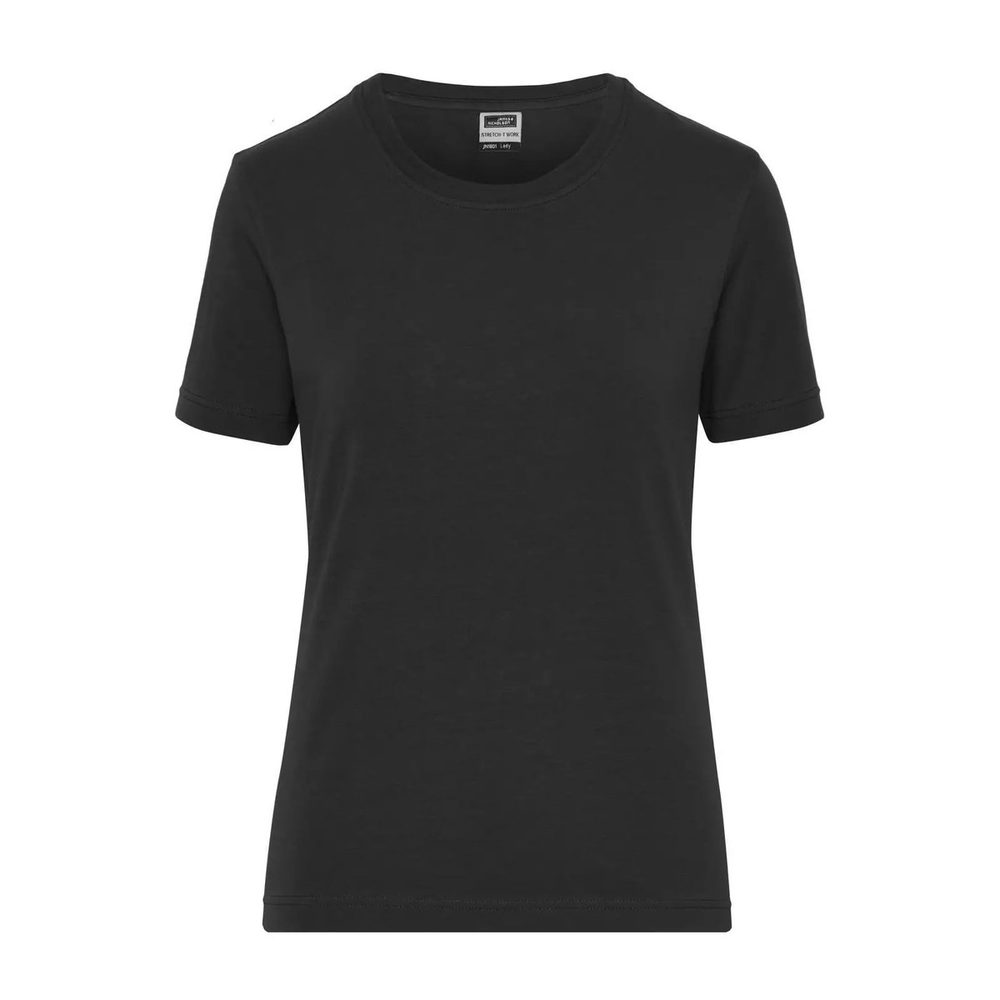 [JN1801-BL-3XL] (JN1801) Ladies' Bio Stretch-T Work - Solid (3XL, Black)