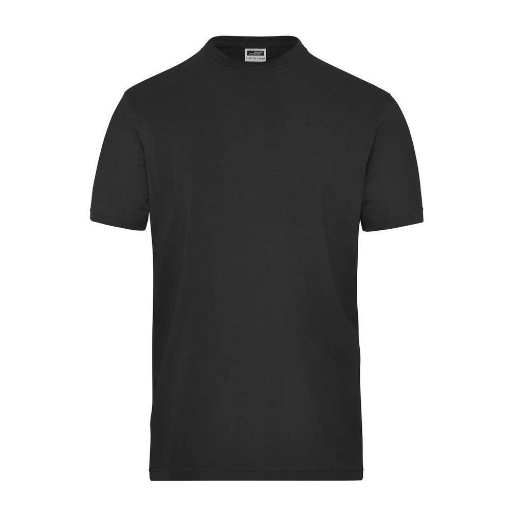 [JN1802-BL+-4XL] (JN1802) Men's Bio Stretch-T Work - Solid (4XL, Black)