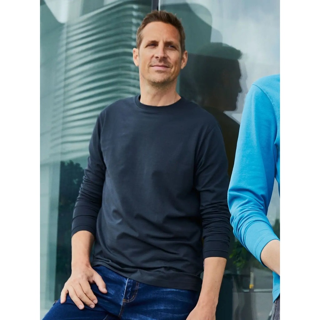 (JN1804) Men's Bio Stretch-Longsleeve Work - Solid