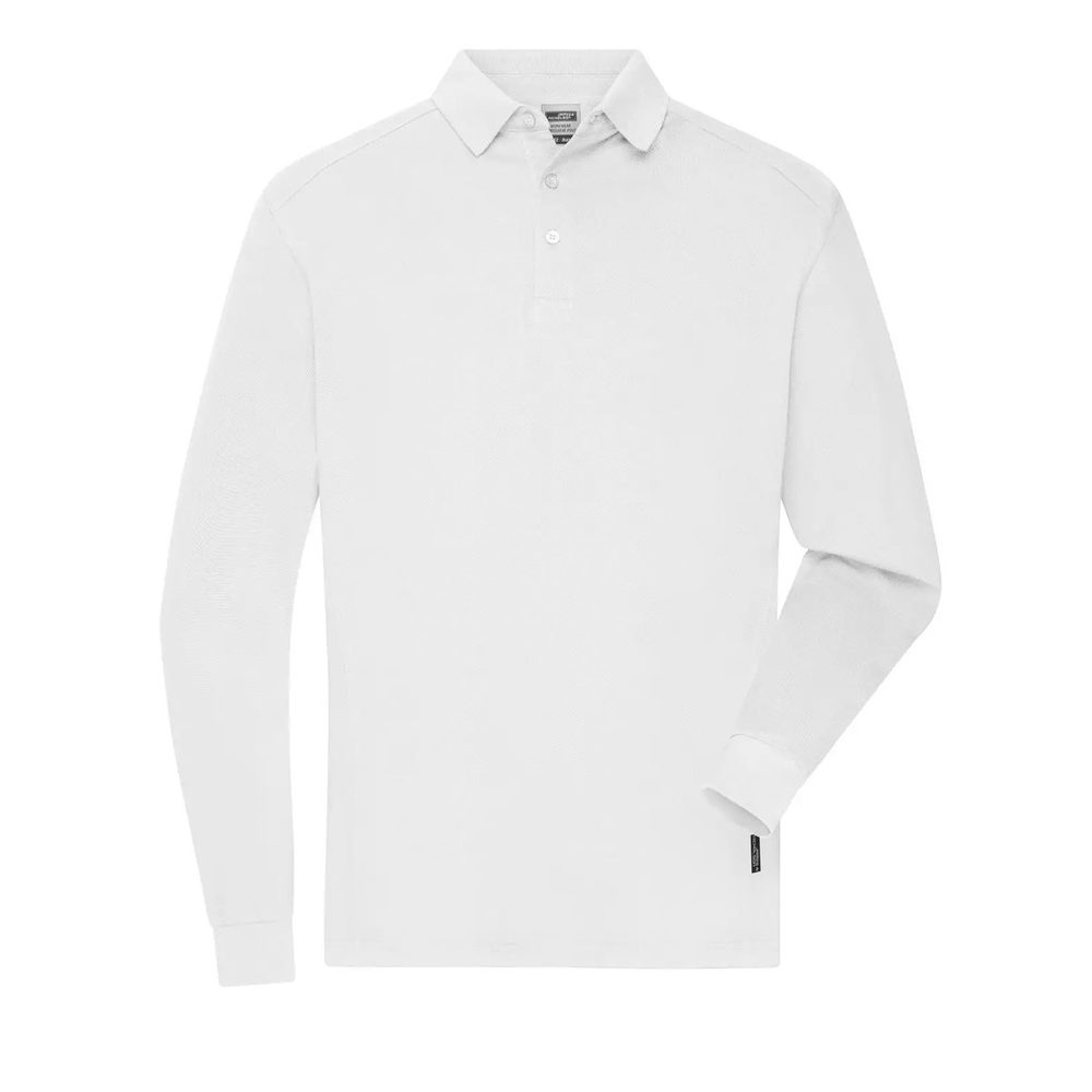 (JN1842) Menâs Workwear-Longsleeve Polo
