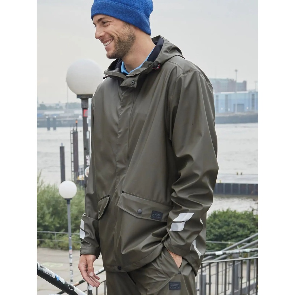 (JN1846) Worker Rain-Jacket