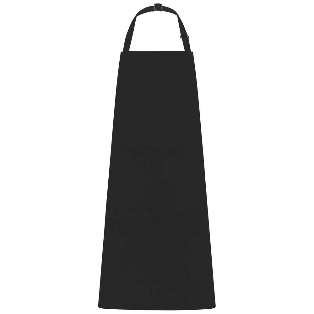 [JN1882-BL-UNICA] (JN1882) Apron With Bib (Black)