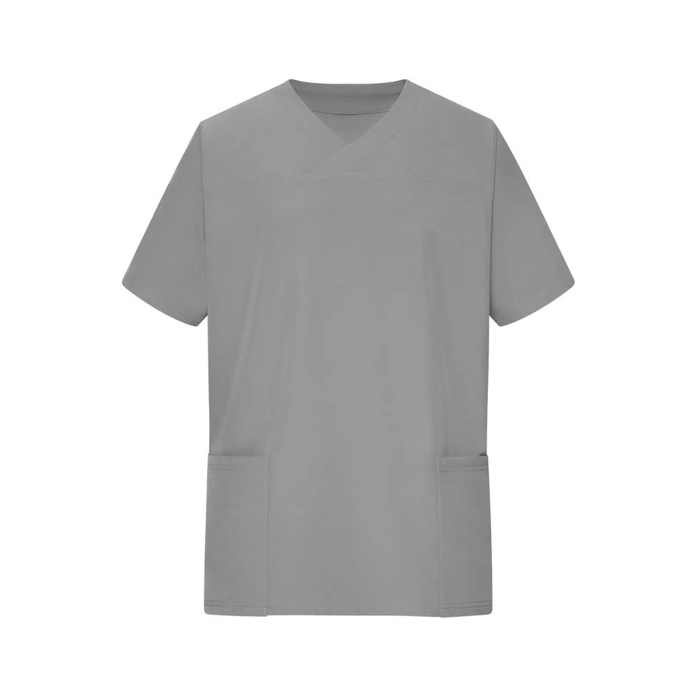 [JN3104-MGRE-3XL] (JN3104) Men´s Stretch Kasack (3XL, Mid-Grey)