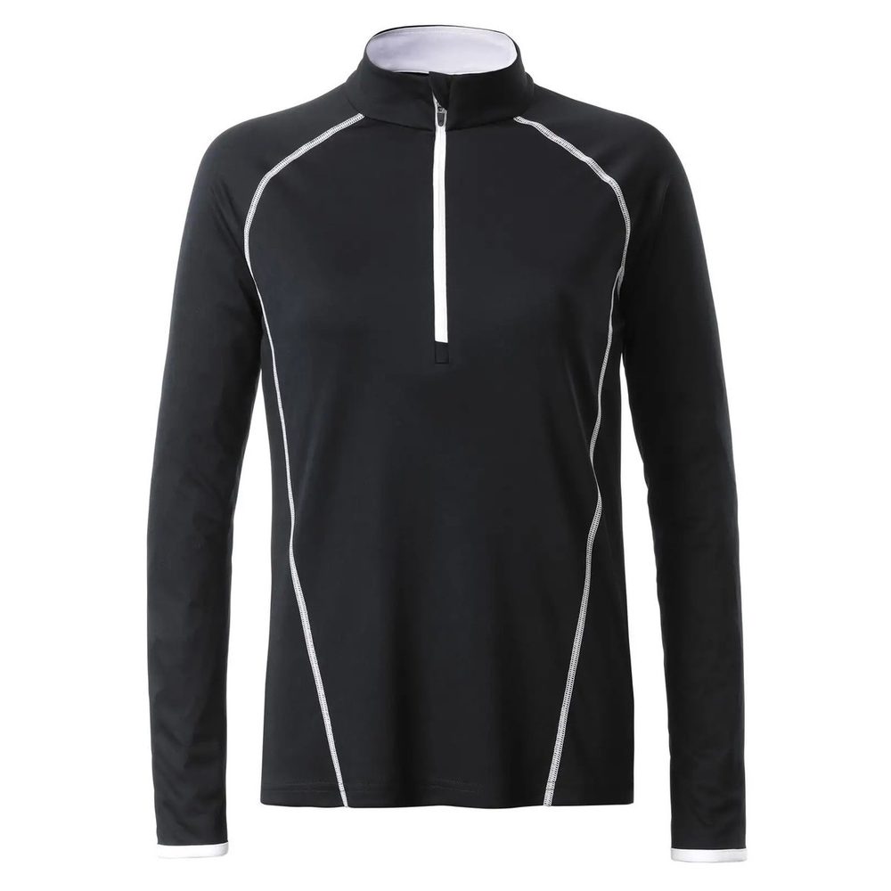 (JN497) Ladies' Sportsshirt Longsleeve