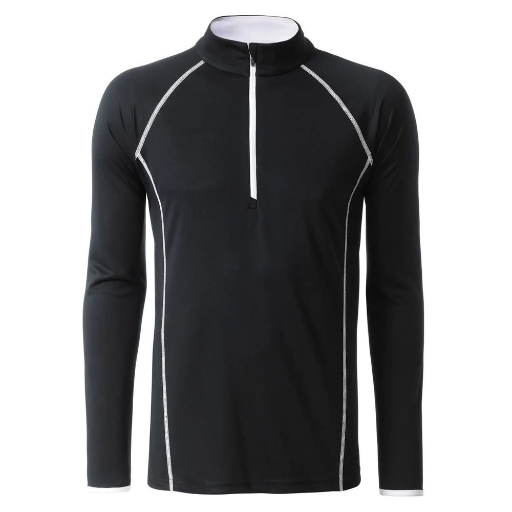 (JN498) Men's Sportsshirt Longsleeve