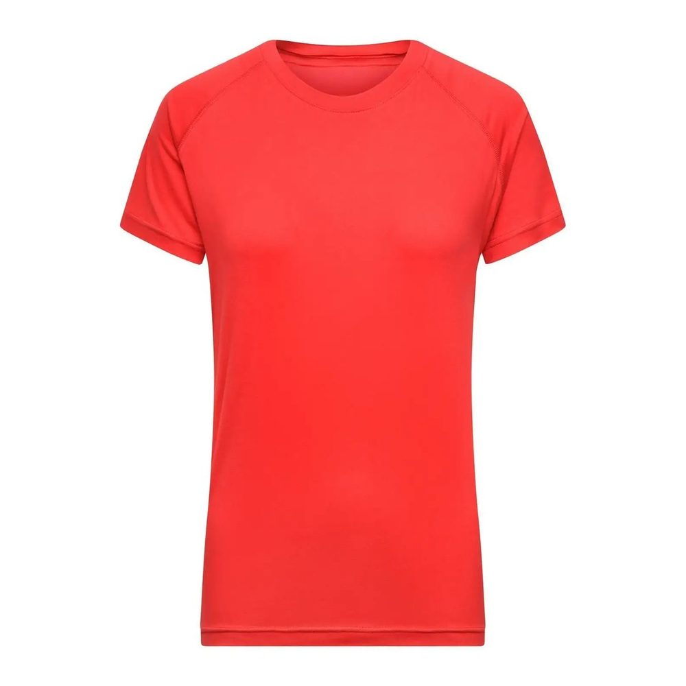 [JN519-BGRD-L] (JN519) Ladies' Sports-T (L, Bright-Red)