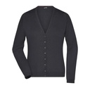 (JN660) Ladies' V-Neck Cardigan