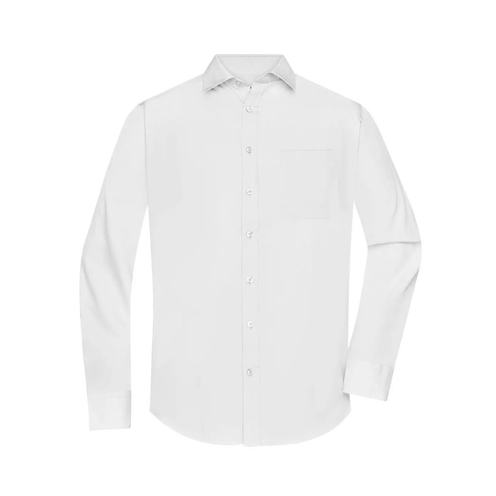 (JN678) Men's Shirt Longsleeve Poplin