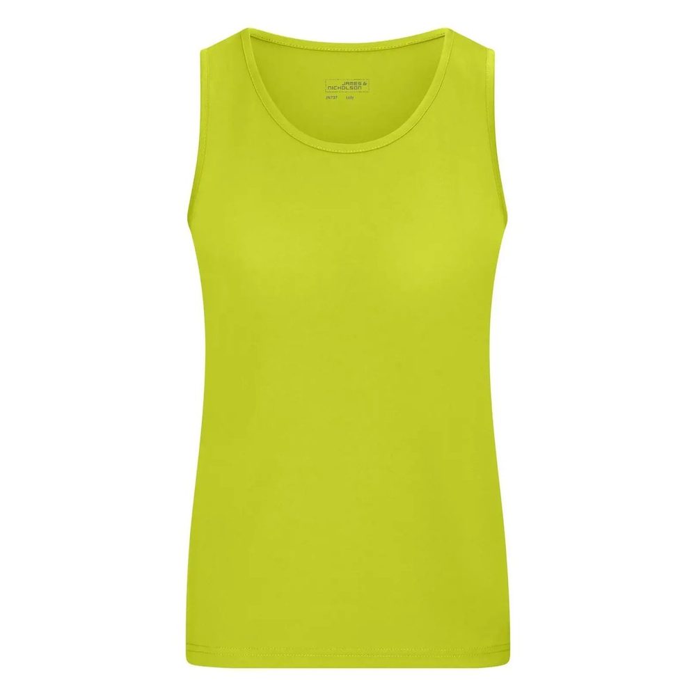 [JN737-ACYE-L] (JN737) Ladies´ Active Tanktop (L, Acid-Yellow)
