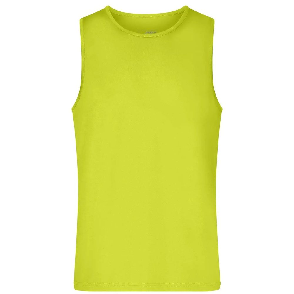 [JN738-ACYE-3XL] (JN738) Men´s Active Tanktop (3XL, Acid-Yellow)