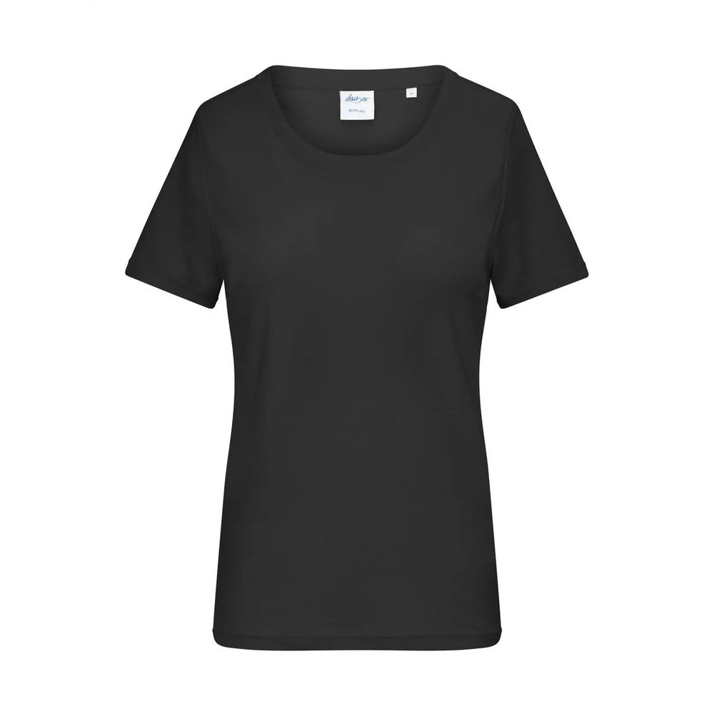 [JN8039-BL-L] (JN8039) Ladies' T-shirt 1:1 Rib (L, Black)