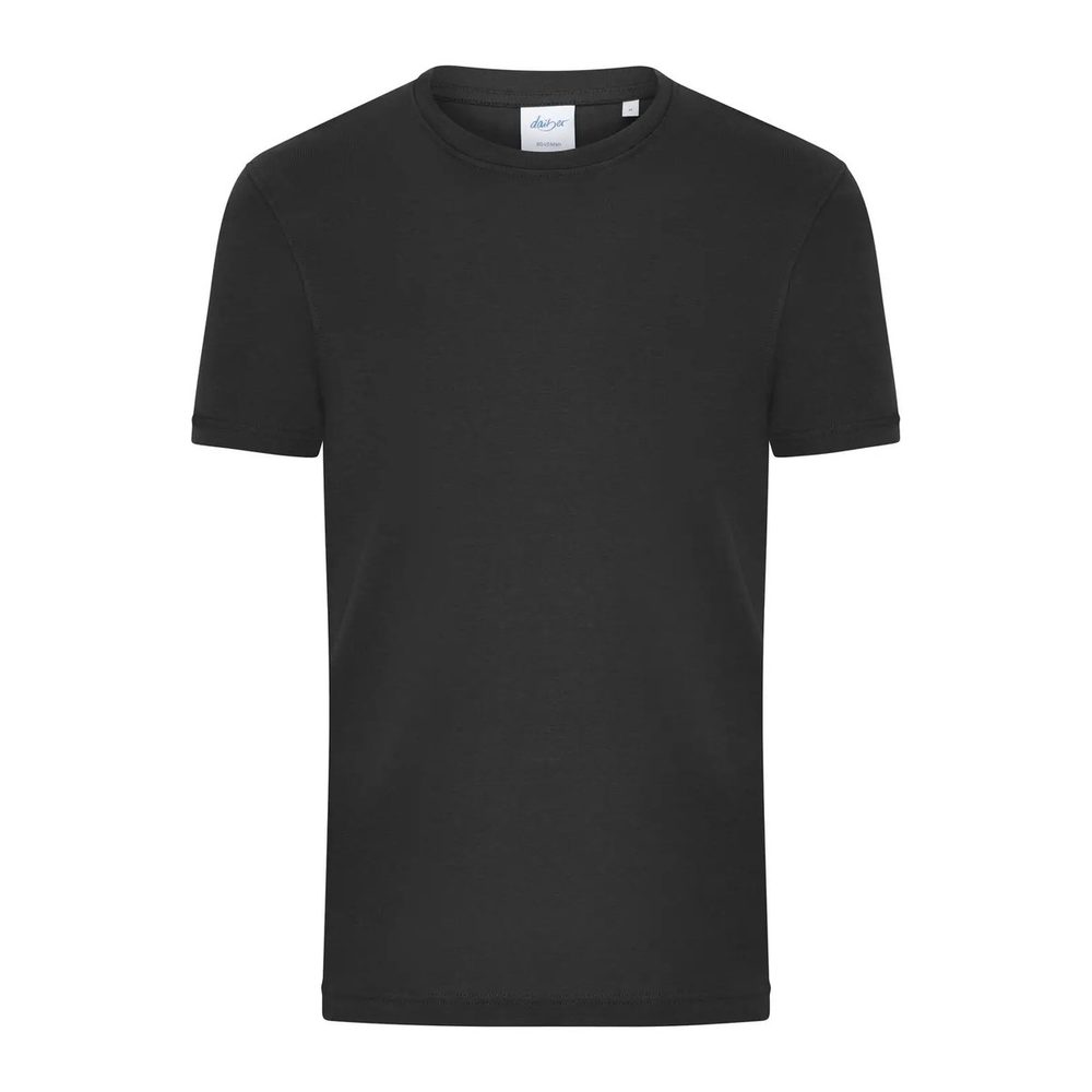 [JN8040-BL-3XL] (JN8040) Men's T-shirt 1:1 Rib (3XL, Black)