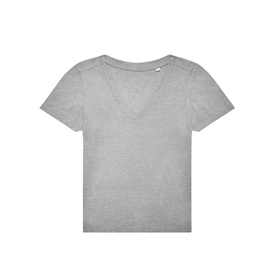 [1000398216] (TW001) Women´s E150 V T-Shirt [BCTW001] (XS, Sport Grey (Heather))