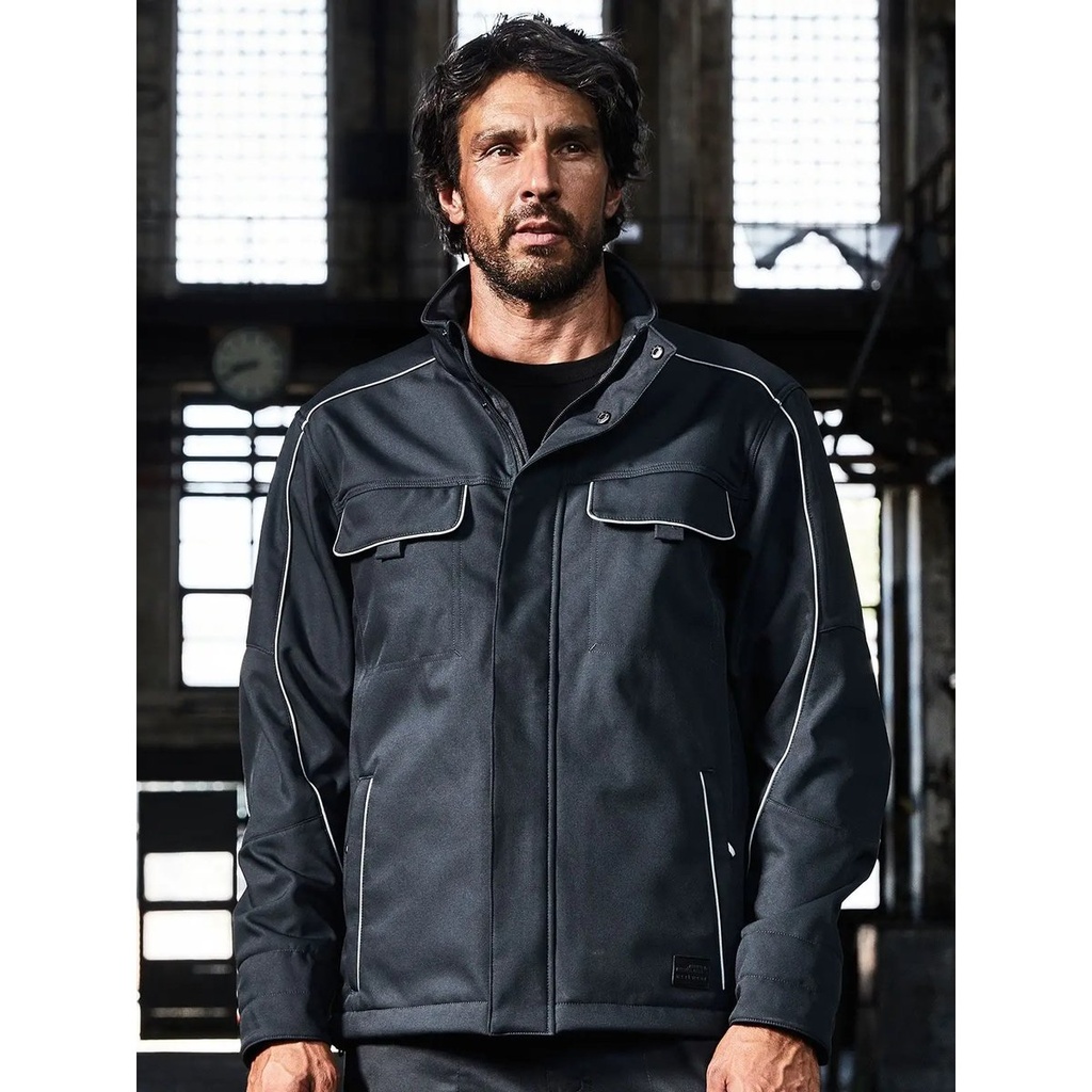 (JN884) Workwear Softshell Jacket - Solid