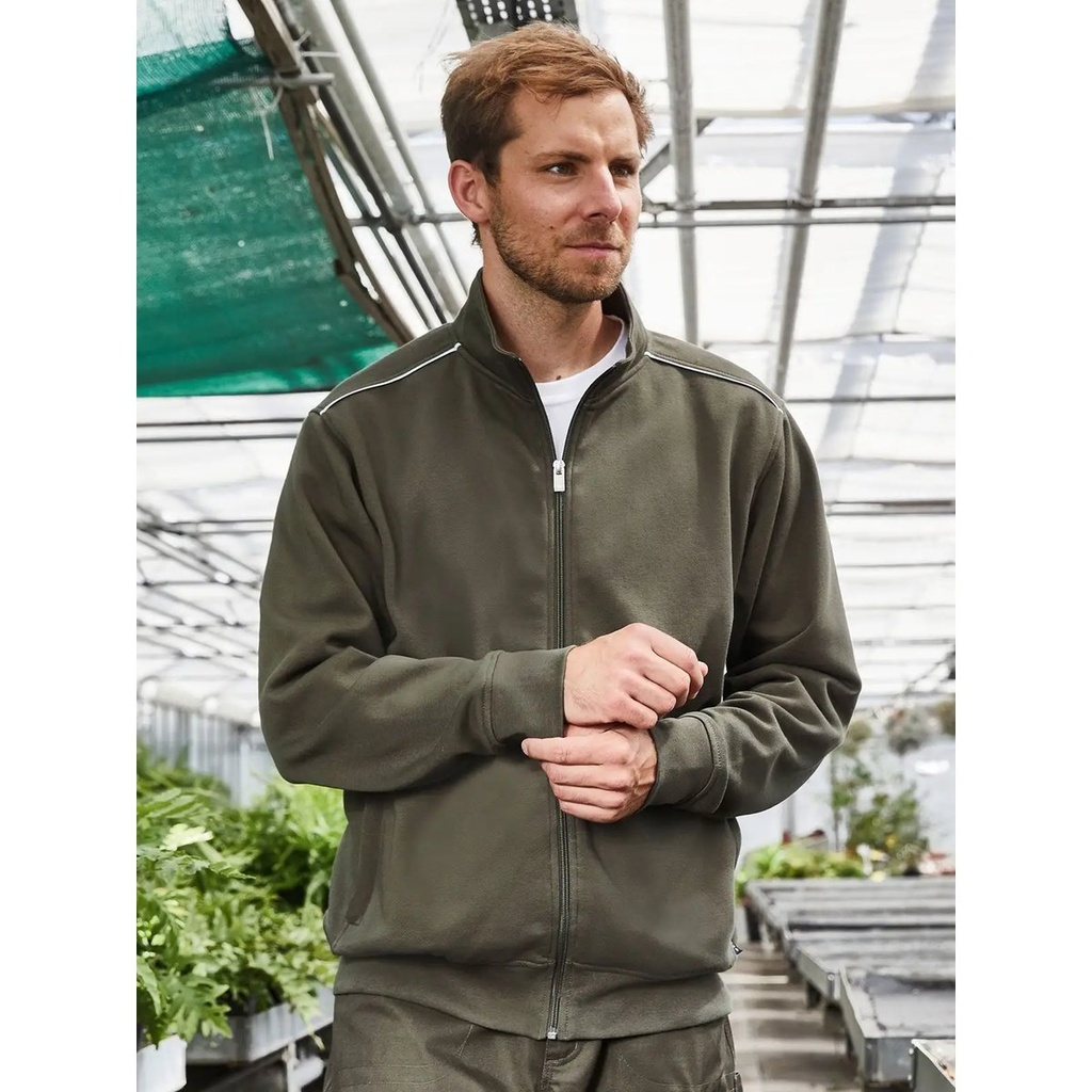 (JN894) Men's Workwear Sweat-Jacket - Solid