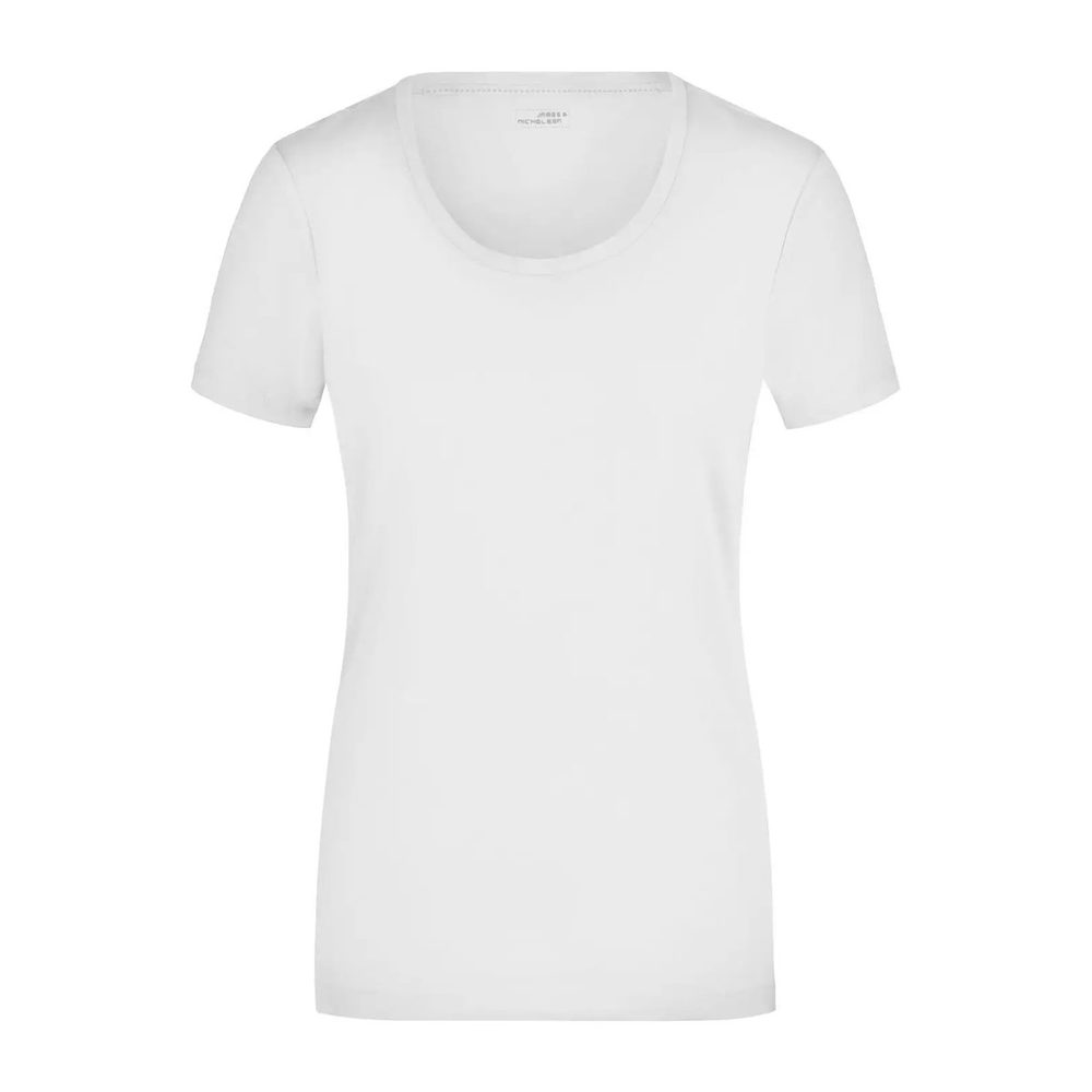 (JN926) Ladies' Stretch Round-T