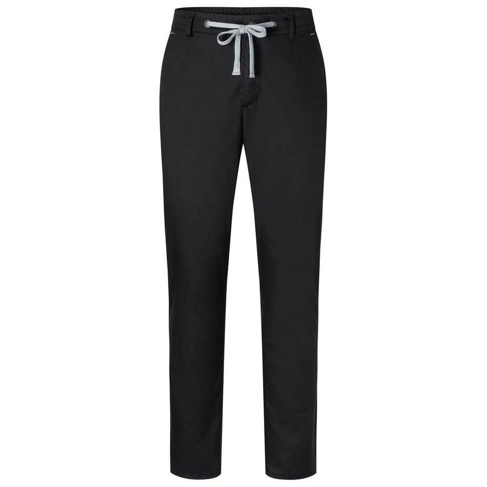 [KHM10-1-46/52] (KHM10) Mens Chino Trouser Modern Stretch (46/52, Black)