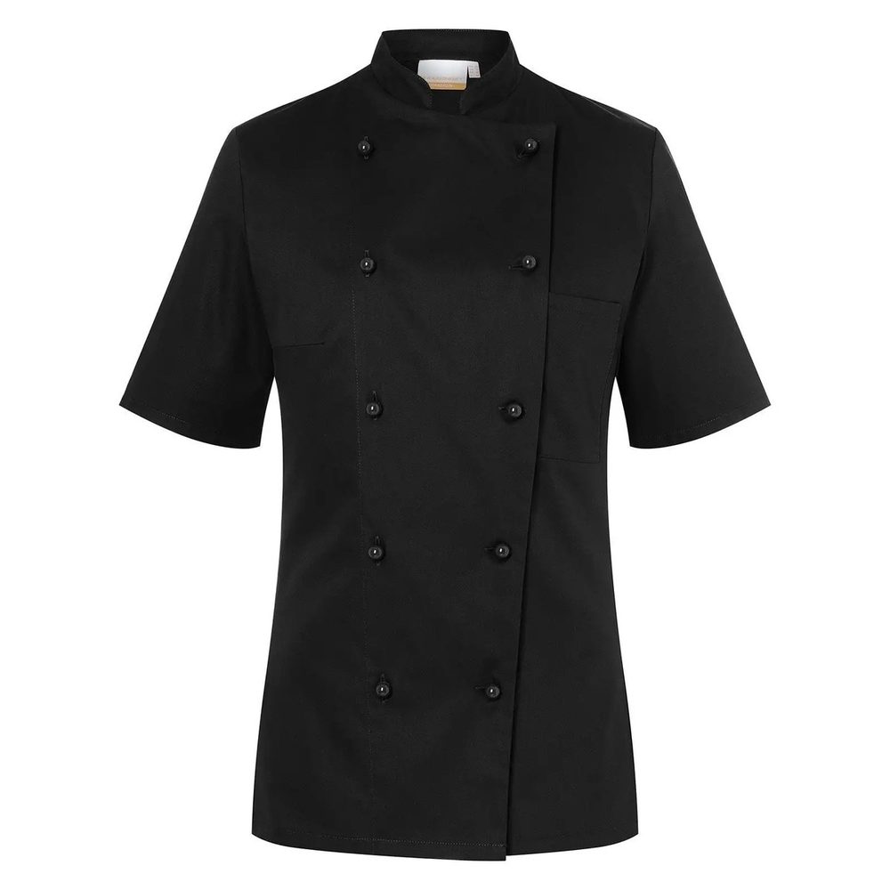 [KJF2-1-34/38] (KJF2) Ladies' Chef Jacket Pauline (34/38, Black)