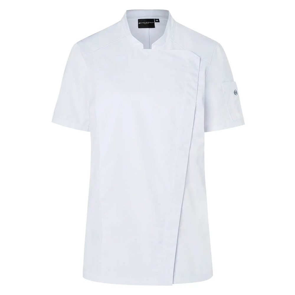 (KJF25) Short-Sleeve Ladies´ Chef Jacket Modern-Look