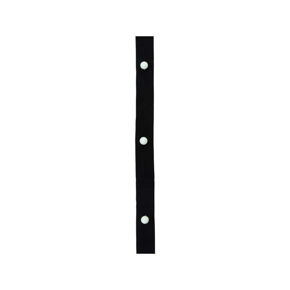 [KKL4-1-UNICA] (KKL4) Button Strip 5-hole, 13 cm spacing (Black)
