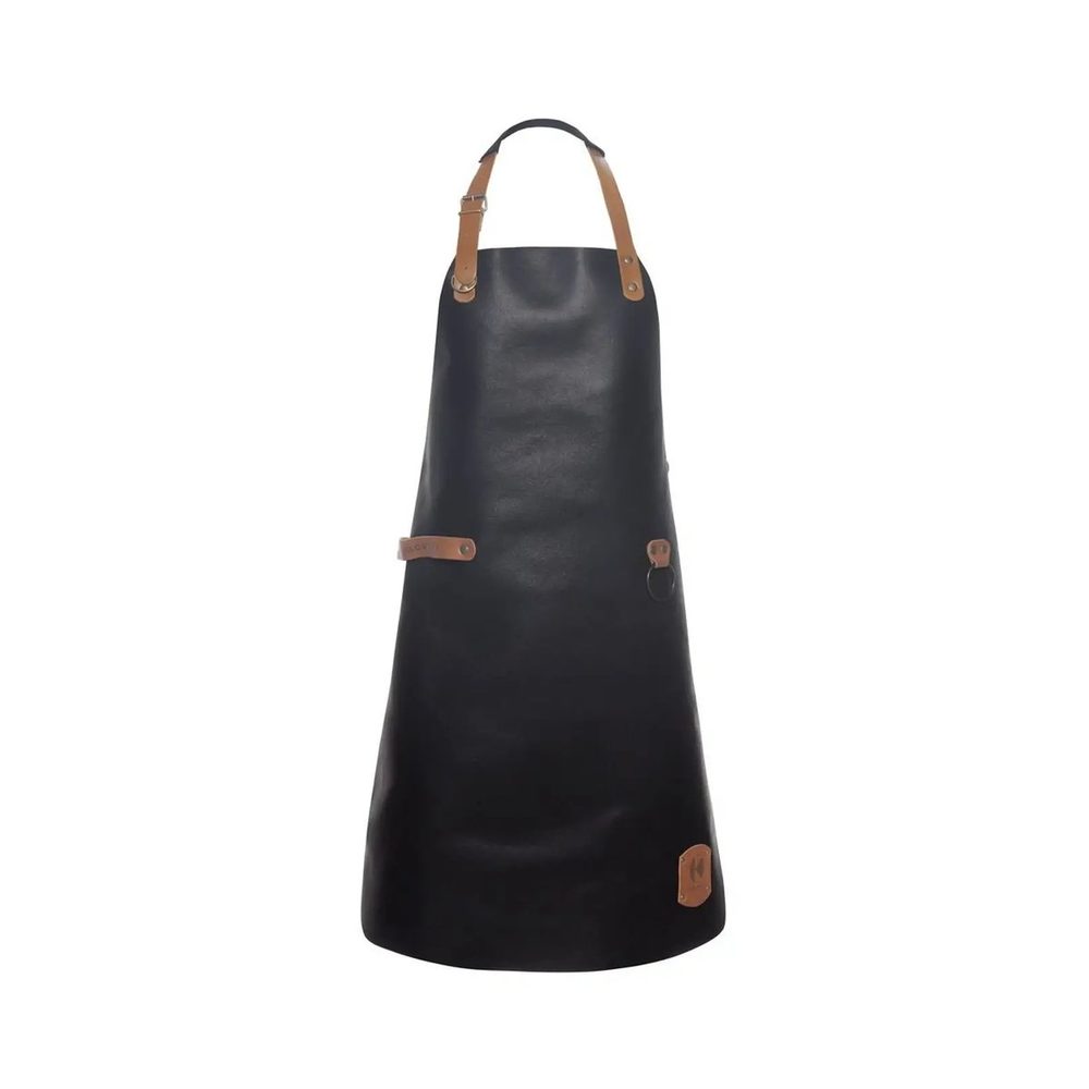 (KLS23) Leather Bib Apron