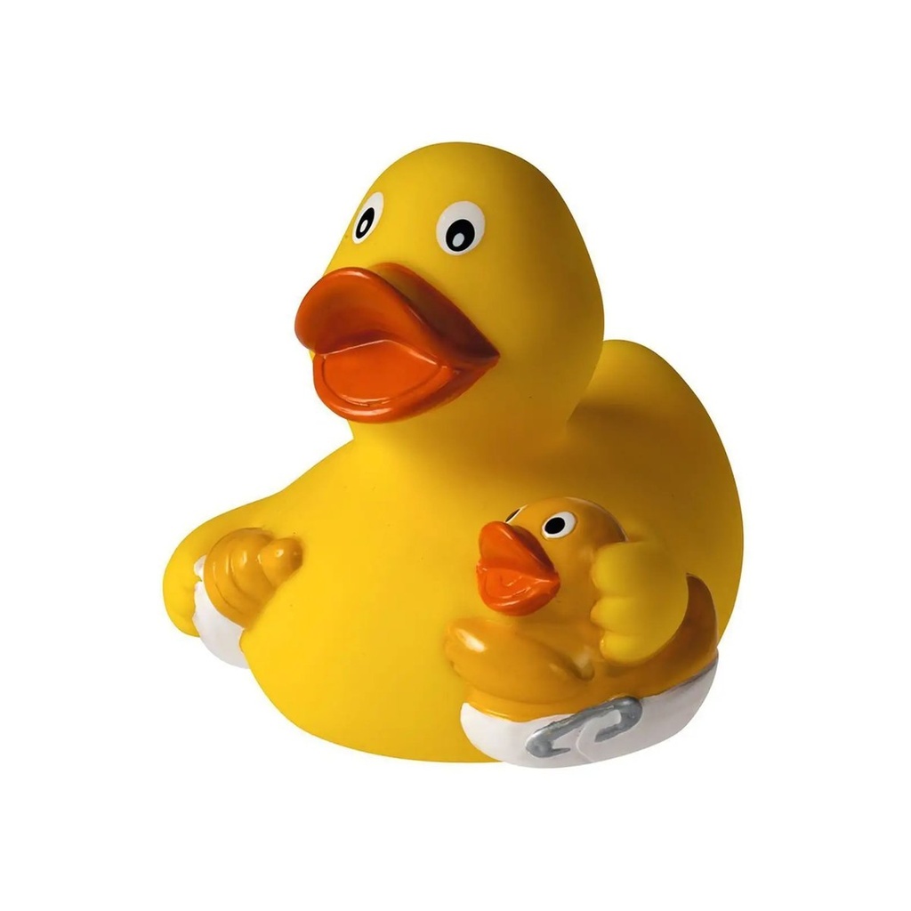 (M131140) Squeaky duck, baby bottle