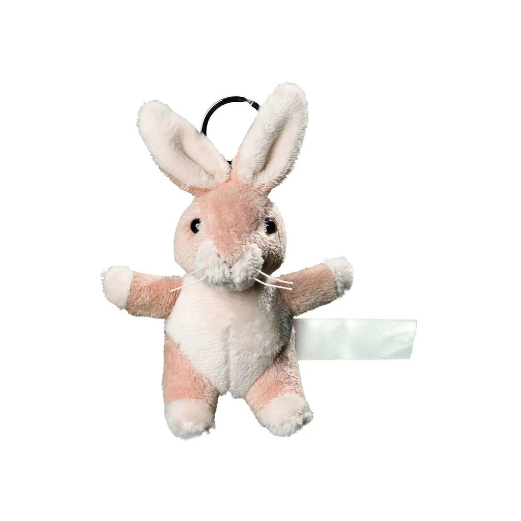 (M160376) Plush rabbit with keychain [M160376-CR-UNICA]