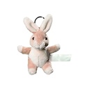 (M160376) Plush rabbit with keychain