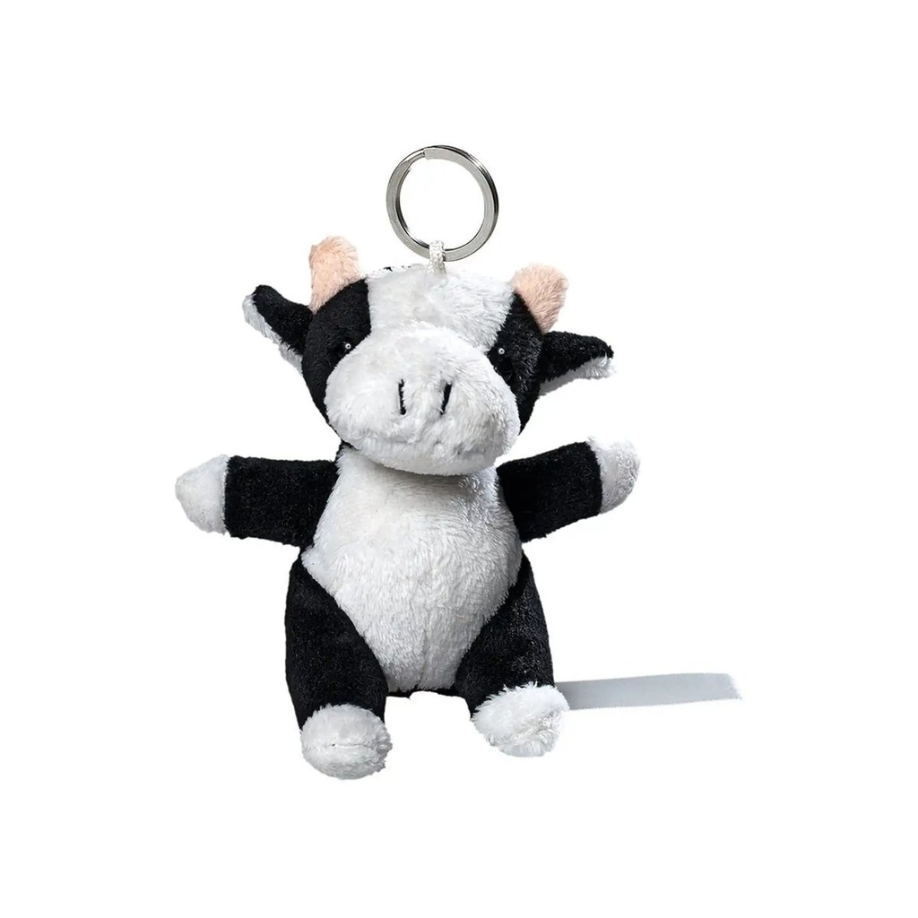 (M160385) plush cow with keychain