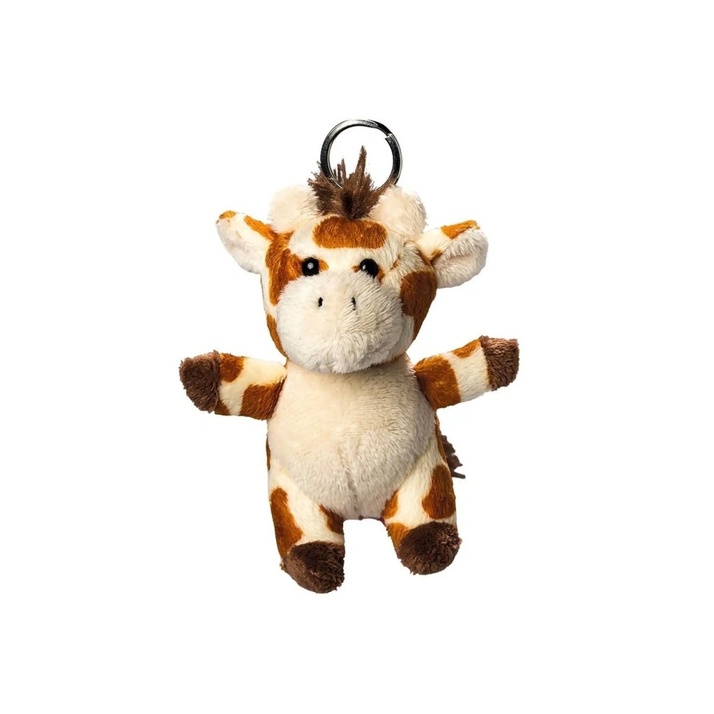 (M160668) Plush giraffe with keychain [M160668-YEB-UNICA]