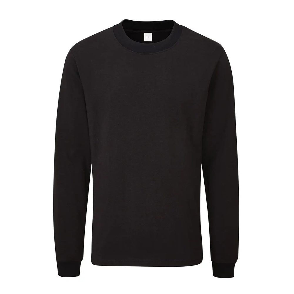 [MAM06-BK-L] (MAM06) Essential Heavy Long Sleeve T (L, Black)
