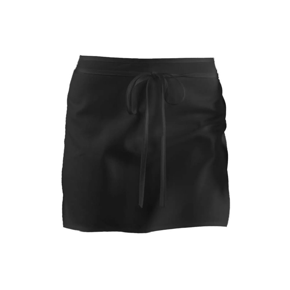 [MI003-BK-UNICA] (MI003) Basic Half Apron (Black)