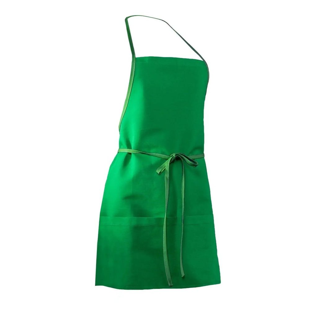 [MI025-GRGR-UNICA] (MI025) Contrast Apron (Green / Green)