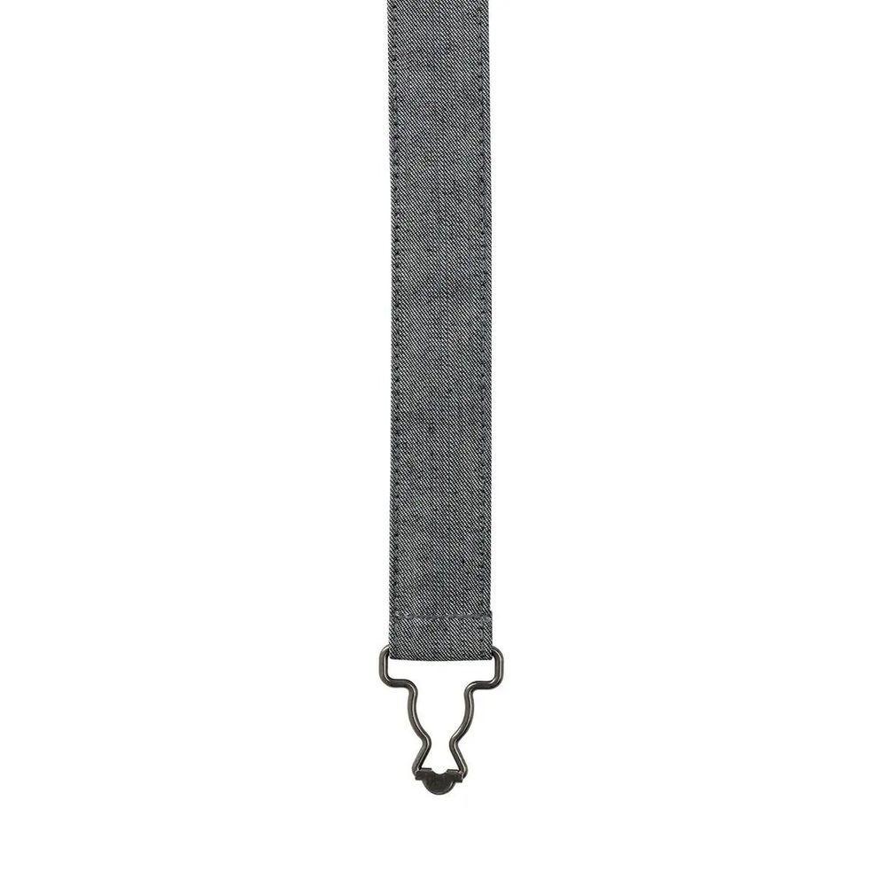 [PR119-BKDE-UNICA] (PR119) Cross Back Interchangeable Apron Straps (Black Denim)