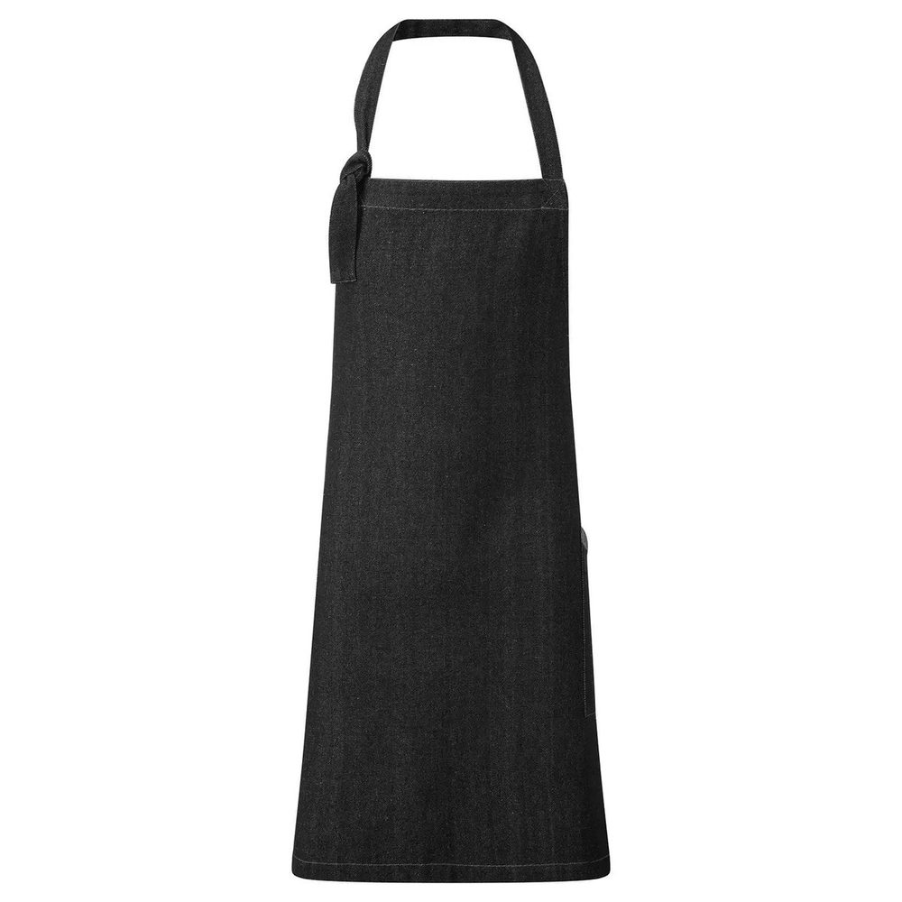 [PR122-BKDE-UNICA] (PR122) ´Regenerate´ Sustainable Bib Apron (Black Denim)