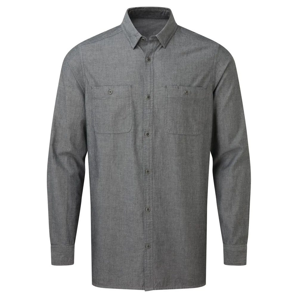 (PR247) Men's Organic Chambray Fairtrade Shirt
