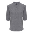 (PR685) Verbena Linen Look Button Up Beauty Tunic