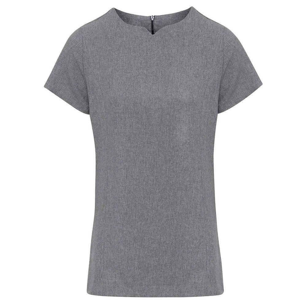 (PR688) Viola Linen Look Cut Neck Beauty Tunic