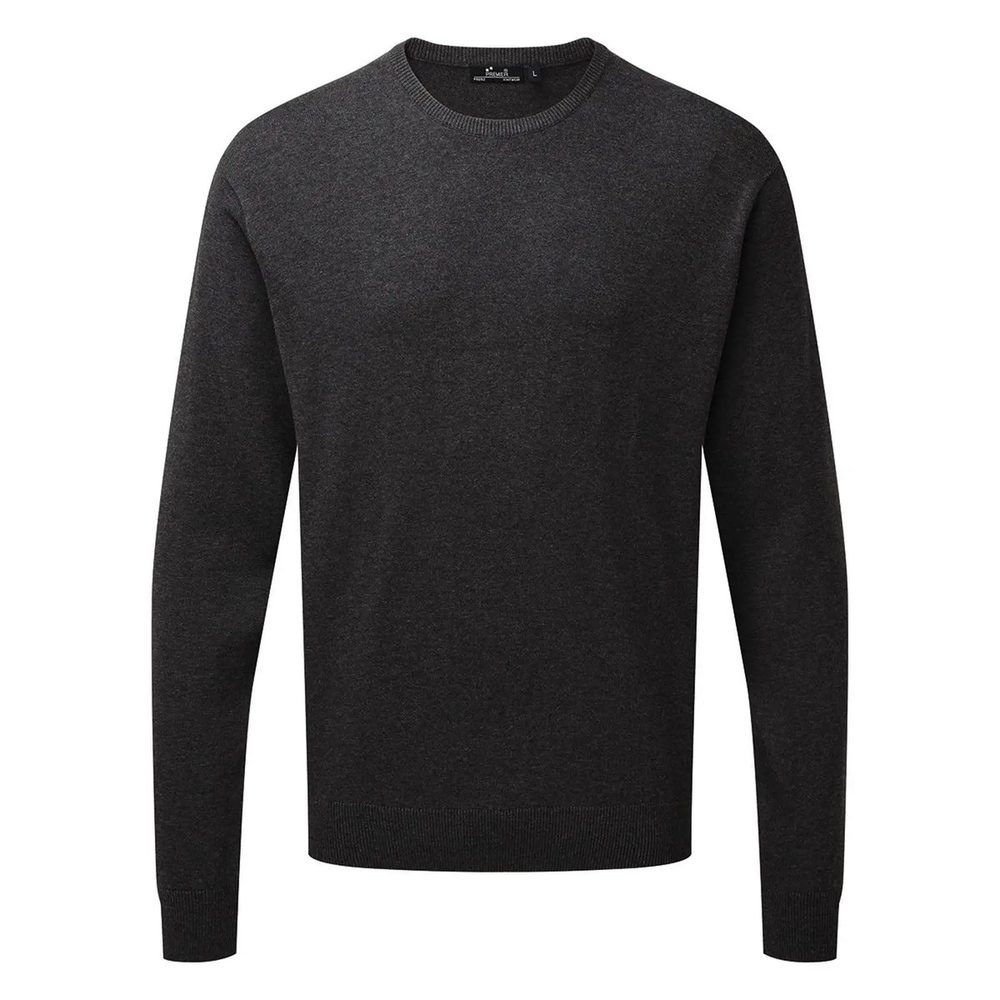 (PR692) Men's Crew Neck Cotton Rich Knitted Sweater