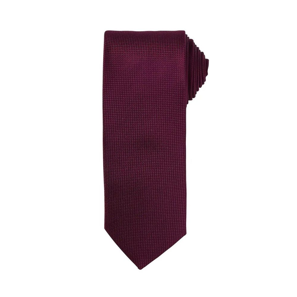 [PR780-AUBE-UNICA] (PR780) Micro Waffle Tie (Aubergine)
