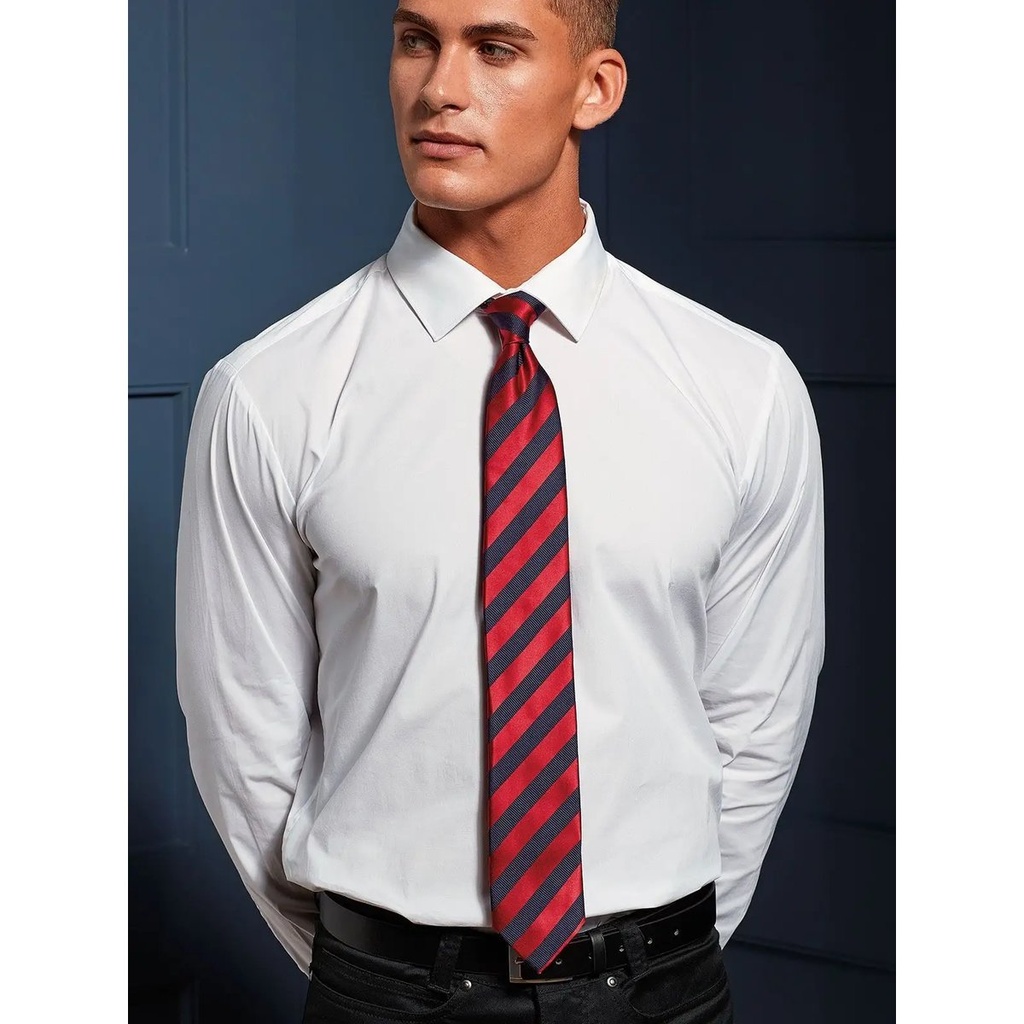 (PR786) Club Stripe Tie