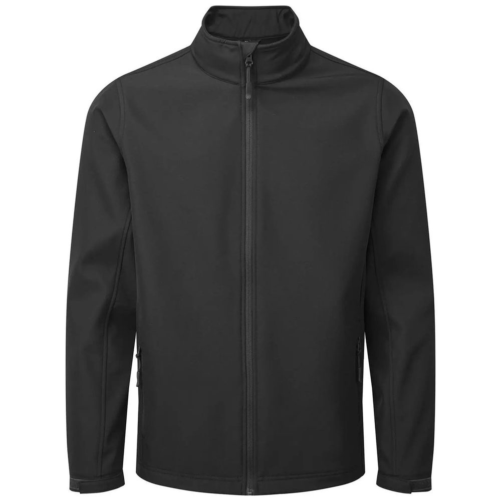 [PR810-BLAC-3XL] (PR810) Men's Windchecker Printable & Recycled Softshell Jacket (3XL, Black)
