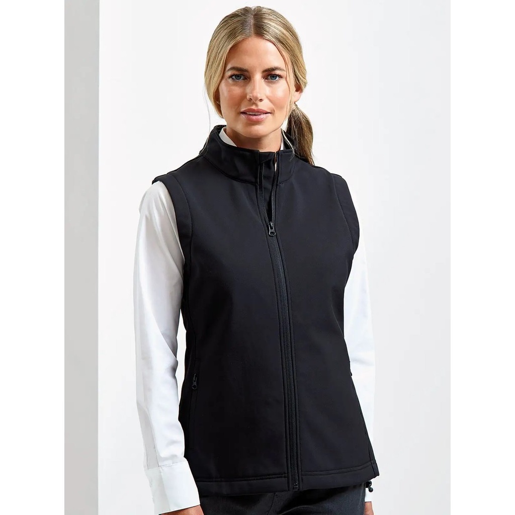 (PR816) Women's Windchecker Printable & Recycled Softshell Gilet