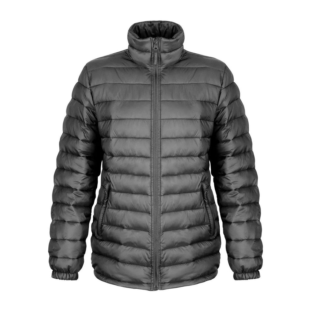 [RER192F-BLCK-L] (RER192F) Womens Ice Bird Padded Jacket (L, Black)
