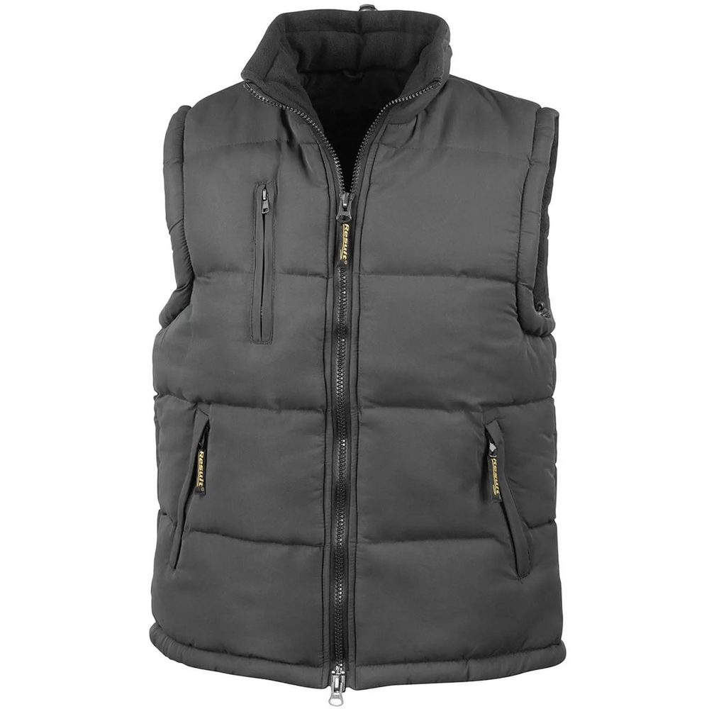 [RER88A-BLCK-3XL] (RER88A) Hooded Bodywarmer (3XL, Black)