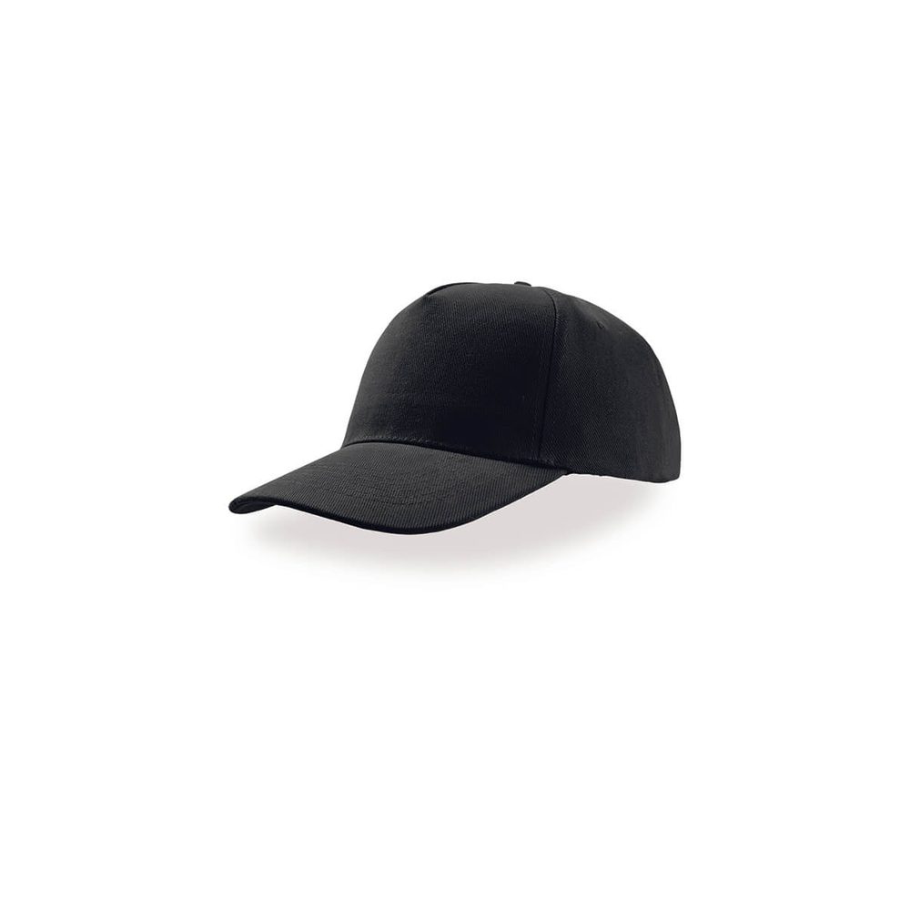 [8028661159884] (LIBERTYFIVE) Cappello Visiera Curva 5 Pannelli (Nero)