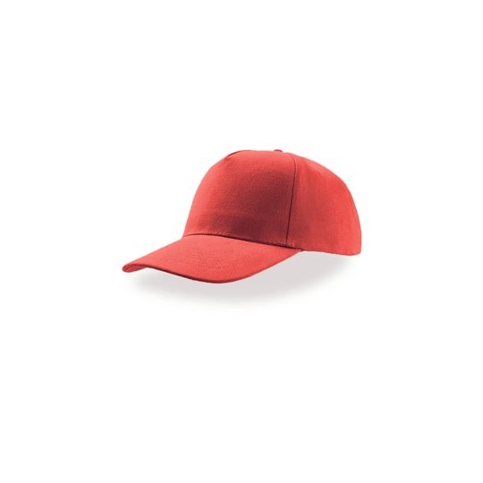 [8028661159839] (LIBERTYFIVEBUCKLE) Cappello Visiera Curva 5 Pannelli (Rosso)